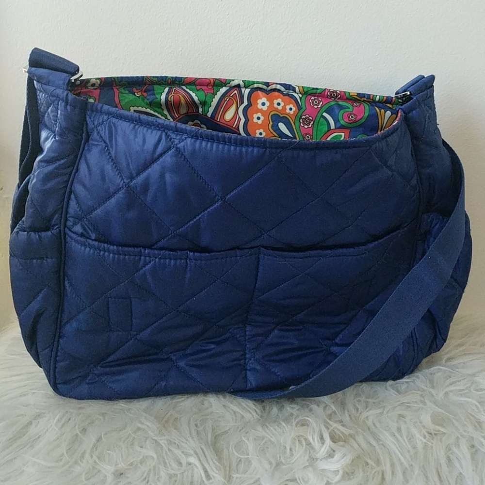 Vera Bradley navy bag